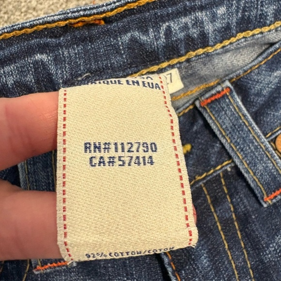 Y2K True Religion Women's Lowrise Skinny Stella Jeans Size 27 - Picture 6 of 9